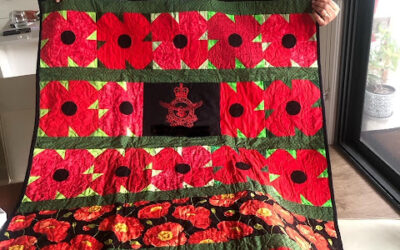 Presentation of a Fallen Warrior Quilt by Heather B