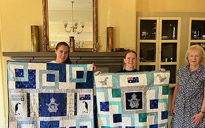 Operation Southern Discovery 2024-25 – Two more quilts and bags on their way… by Anne H