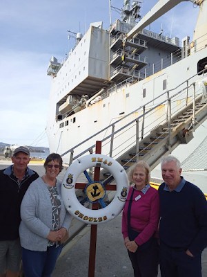 A Tour of HMAS Choules in Tassie…. by Lyn R and Anne Hnr