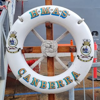 Tour of HMAS Canberra by Bennie and Ken