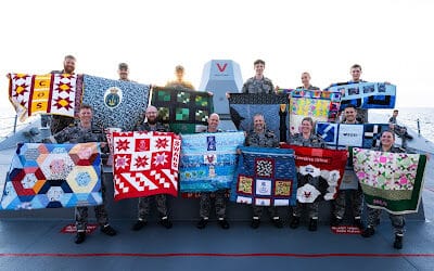 Quilts for HMAS Sydney…..