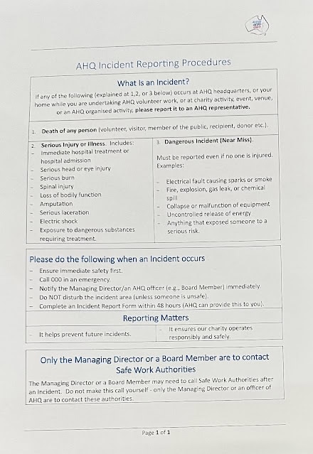 A bit of Aussie Hero Quilts business…