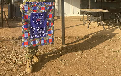 Part four of the tales of the travelling 15th Anniversary Laundry Bags