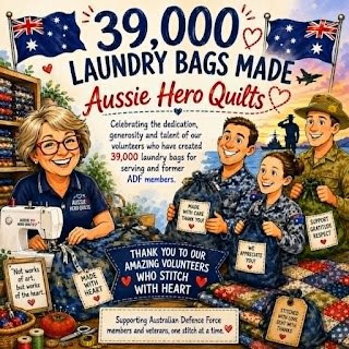 Part 11 of the Tales of the travelling 15th Anniversary Laundry Bags.